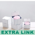 Alibaba High Quality Custom Logo Cardboard 1 Piece Rose Flower Tuck-In Containers